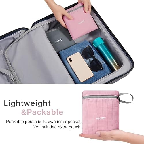 G4Free 10L/15L Hiking Backpack Lightweight Packable Hiking Daypack Small Travel Outdoor Foldable Shoulder Bag - Pink Checkered - 10L thumbnail 5