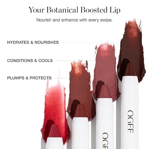 Ogee Tinted Sculpted Lip Oil - Lip Stain Made with 100% Organic Coconut Oil, Jojoba Oil, and Vitamin E - Best as Lip Balm, Lip Color or Lip Treatment - VIOLA thumbnail 5