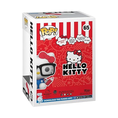 Funko POP! Sanrio: Hello Kitty - Hello Kitty Nerd - Collectable Vinyl Figure - Gift Idea - Official Merchandise - for Kids & Adults - Anime Fans - Model Figure for Collectors and Display thumbnail 4
