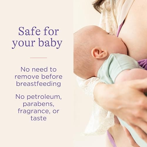 Lansinoh Lanolin Nipple Cream Safe for Breastfeeding Baby, 100% Natural Nipple Butter for Mom, Breastfeeding Essentials, 1.41 Ounces thumbnail 2