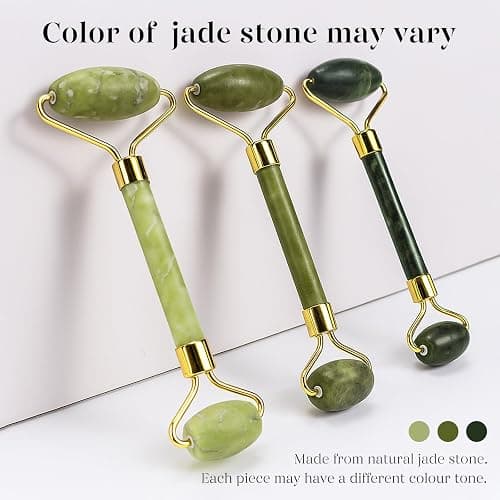 BAIMEI IcyMe Gua Sha & Jade Roller Set, Cooling Face Roller & Guasha Tool for Face Depuffing, Facial Sculpting & Jawline Definition, Smooth Rolling Skincare Tools Gifts for Women & Men – Green thumbnail 9