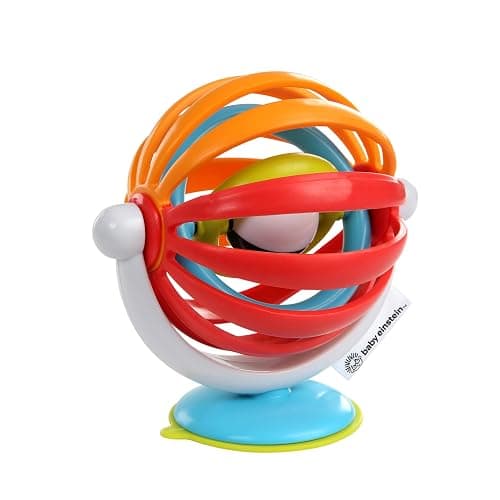 Baby Einstein Sticky Spinner BPA-free Suction Cup High Chair Activity Toy and Tray Toy for Early Development, 3mo+ - Image 1