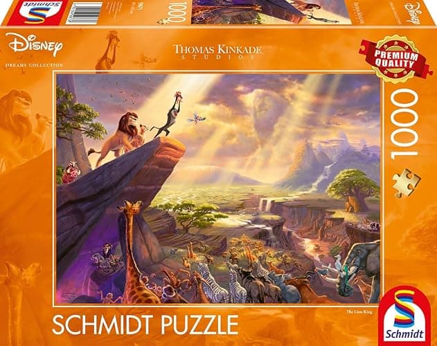 Schmidt 59673 Spiele + Thomas_Kinkade: Disney_The_Lion_King + Jigsaw_Puzzle + 1000_Pieces thumbnail 4