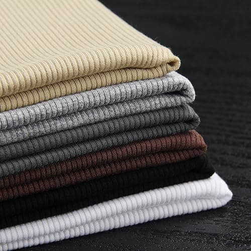 Roselux Womens Long Sleeve Scoop Neck Ribbed Knit Fitted Casual Tops Tee Slim Basic Shirts thumbnail 6