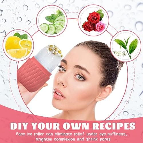 WishesMar Ice Roller for Face and Eyes Ice for Facial and Neck - Effectively Puffiness Relief, Self Skin Care, Sunburn Repair Massage Cube Skincare Beauty Tool for Shrink Pores thumbnail 6