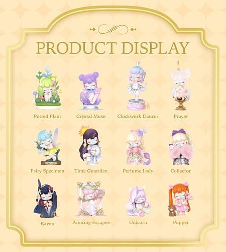 Rolife Nanci Blind Box Action Figure Toys-Fantasy Museum-Cute Kawaii Mini Dolls 3.5" Collectable Figurines Birthday Gifts, 1PC thumbnail 4