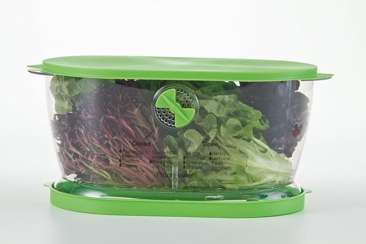 Prep Solutions by Progressive Lettuce Keeper Produce Storage Container, 4.7 Quarts, Green (LKS-06) thumbnail 4