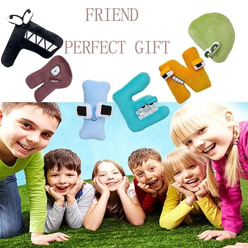 Letter Plush, 26-Letter Series Plush, A-Z Letter Games, Interesting Stuffed Doll Soft Pillow Decoration, Holiday and Birthday Gifts for Children and Friends' Families. thumbnail 4