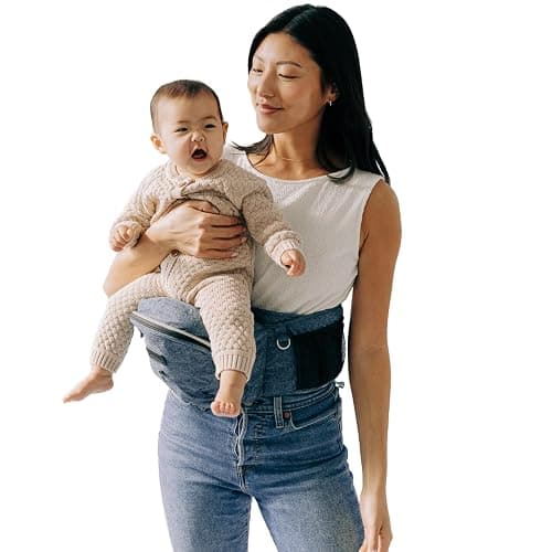 Tushbaby The Original Premium Quality Hip Seat Carrier – Safety-Certified Baby & Toddler Carrier with Secure Safety Buckles, No-Flimsy-Foam Design, Storage Pockets & Nursing Pillow. 0–3 yrs thumbnail 2