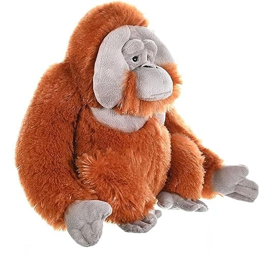 Wild Republic Orangutan Plush, Stuffed Animal, Plush Toy, Gifts for Kids, Cuddlekins 12 Inches thumbnail 6
