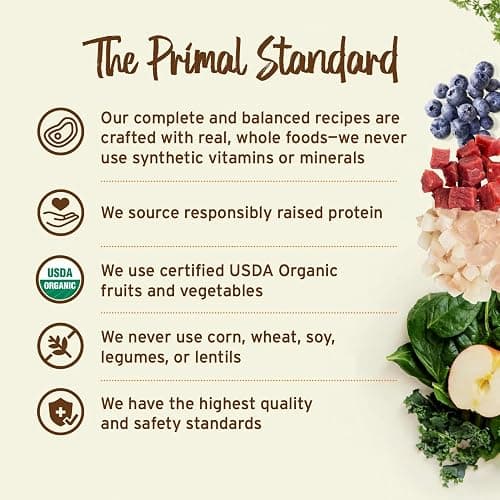 Primal Freeze Dried Raw Dog Food Nuggets, Duck, Complete & Balanced Meal, Also Use as Topper or Treat, Premium, Healthy, Grain Free, High Protein Raw Dog Food, 14 oz thumbnail 6