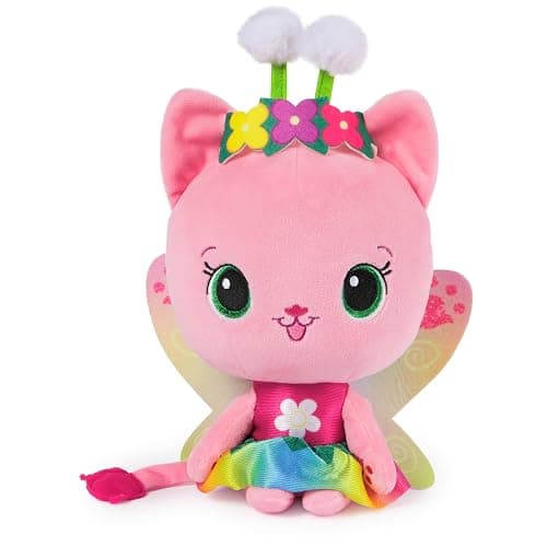 Gabby’s Dollhouse Fairylandia Official Rainbow Light-Up Kitty Fairy Plush, Cat Stuffed Animal, Sensory Toys for Ages 3 & Up - Image 1