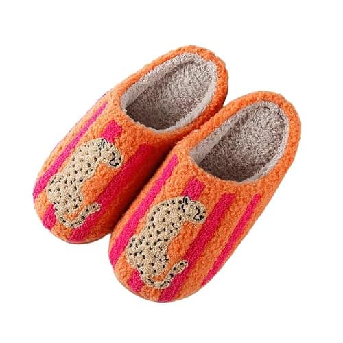 ULEL Women's Men's Cute Frog Slippers Fuzzy Memory Foam Kawaii Cartoon Animal Slippers Winter Warm Fluffy Shoes - Image 1