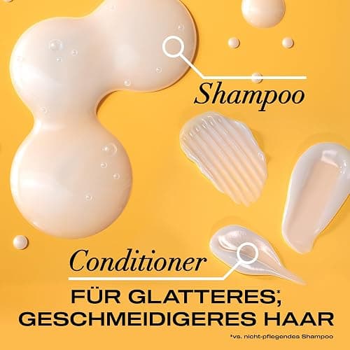 OGX Brazilian Keratin Smooth Shampoo (385 ml), glättendes Haarshampoo mit Keratin, brasilianischem Kokosöl, Avocadoöl und Kokosnussbutter, ohne Sulfate thumbnail 4