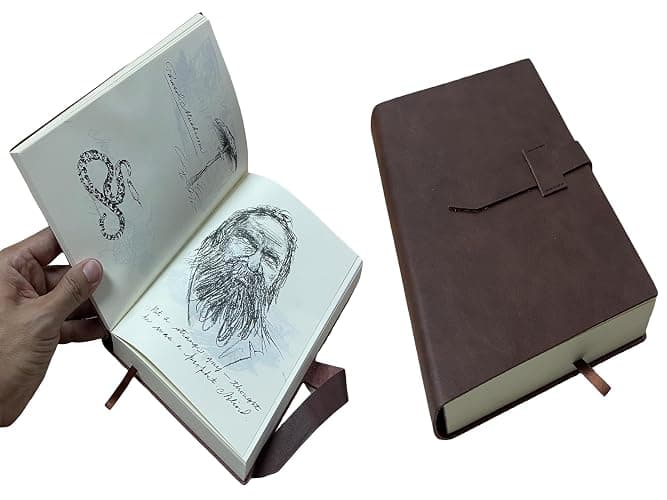 Vintage Western Arthur Cowboy Protagonist Character Outlaw Game Journal Cowhide Leather Book Diary 661 Illustrated Pages thumbnail 4
