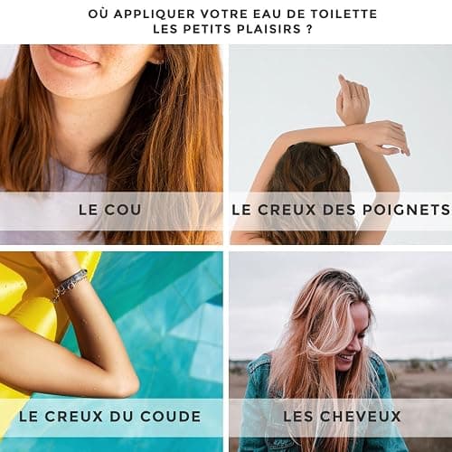 Les Petits Plaisirs - Lot de 3 - Eau de toilette Coco, Eau de toilette femme, Gourmande, Solaire et musquée, Made in France, flacon 110ml thumbnail 5