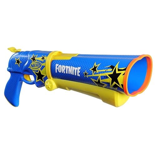 Nerf Fortnite Half Tone Hero Blaster, Bonus Code to Unlock Half Tone Hero Wrap in The Game, Break Open Loading, 12 Nerf Elite Darts, Fortnite Gifts (Amazon Exclusive) thumbnail 14