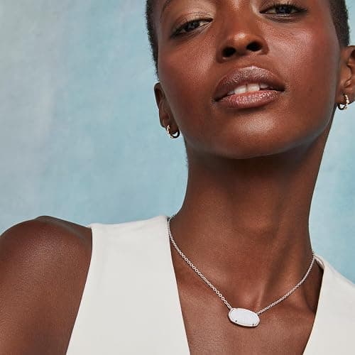 Kendra Scott Elisa Statement Short Pendant NecklaceFashion Jewelry for Women thumbnail 3