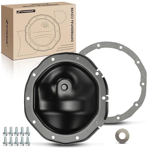 A-Premium Rear Differential Cover W/Gasket Fit for Chevy, GMC & Cadillac Models - Silverado 1500 Sierra Suburban Express Sonoma Tahoe Yukon S10 Blazer Jimmy Escalade 1998-2010, with Magnet & 10 Screws - Image 1