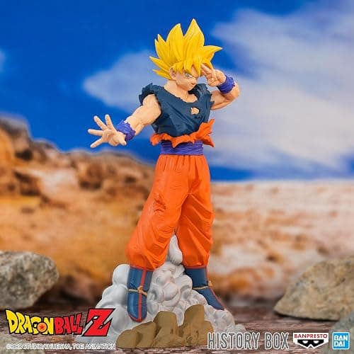 Banpresto - Dragon Ball Z - Son Goku Super Saiyan vol. 9, Bandai Spirits History Box Figure thumbnail 2
