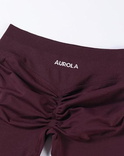AUROLA Influence Workout Shorts for Women,2.5 3.5 4.5 5.5 6.5 No Roll Up Squat Proof Scrunch Seamless Compression Gym Short thumbnail 3
