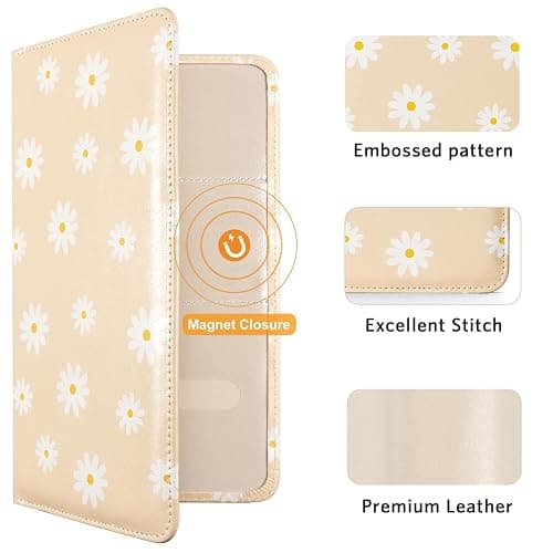 CoBak Car Registration and Insurance Holder - Vehicle Glove Box Car Organizer,Auto Truck Comparment Accessories Case with Magnetic Closure for Essential Document,Driver License,Cards thumbnail 4