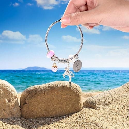 COO&KOO Girls Charm Bracelet Making Kit: Crafts for Girl 8-12 A Perfect Gifts Unicorn Girls Toy for Ages 6 7 8 9 10 Girl Jewelry Making Kit That Imagination Self-Expression and Inspires Creativity thumbnail 7