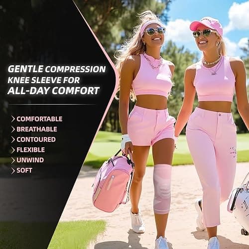 FALCOFIT Knee Sleeve – Lightweight Compression for Easy Movement – Ideal for Running, Gym & Workouts – Snug, Thin & Soft – All-Day Knee Brace for Gentle Support – Men & Women (1 Pack) thumbnail 3