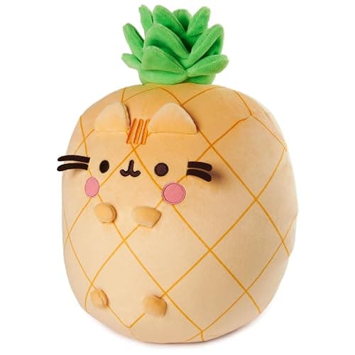GUND Pusheen Pineapple Scented Squisheen Plush, Squishy Toy Stuffed Animal for Ages 8 and Up, Yellow, 11” thumbnail 5
