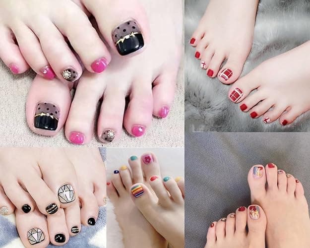 120pcs Toe Separators for Pedicure - Sponge Toe Separator for Nail Polish Party Nail Art Painting Toenails, 4 Funny Colors - Comfy and Soft thumbnail 7