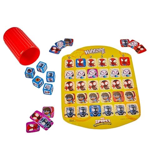 Hasbro Gaming Spidey and His Amazing Friends Yahtzee Jr.Marvel Edition Board Game for Kids, Ages 4 and Up (Amazon Exclusive) thumbnail 5