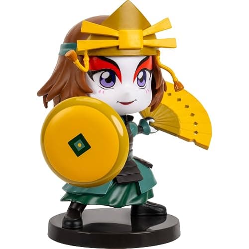 Jazwares Avatar: The Last Airbender Suki - 4-Inch Mini Figure in Kawaii Style in Dynamic Pose with Display Base thumbnail 3