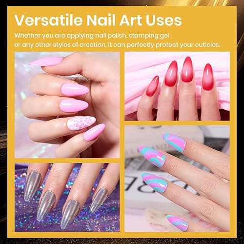Beetles Liquid Latex for Nail 15ml - Peel off Nail Polish Cuticle Guard with Plastic Nail Care Stick Christmas Nails Design Air-Dry Liquid Latex Barrier for Protector Fingers thumbnail 7