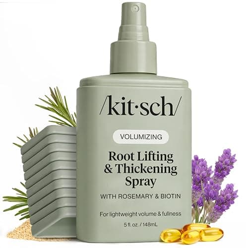 Kitsch Root Lifting Spray for Fine Hair - Thickening Hair Spray With Rosemary and Biotin | Lightweight Volumizing Spray for Instant Lift and Fullness | Adds Volume, Natural Hold - 5oz - Image 1