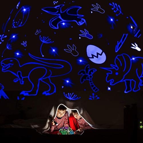 Dinosaur Night Light Toys for 3-8 Year Old Boys,2 in 1 Dino Projection for 2-10 Year Kids,Boys Girls Gifts,Suitable for Chirstmas Xmax Easter Birthday thumbnail 2