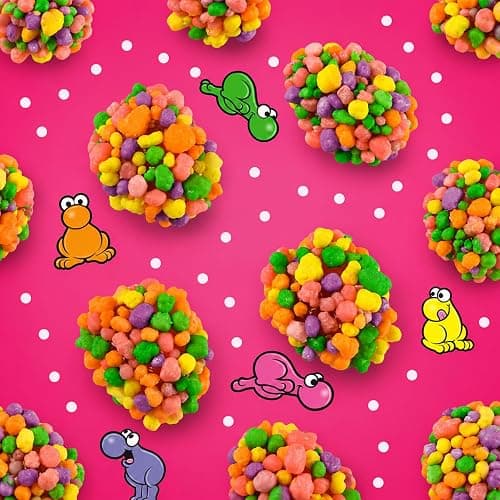 Gummy Clusters Candy Bulk Pack Rainbow Crunchy Chewy Treats 2 LBS BULK Fun Size Individually Wrapped, Rainbow Pastel Colors Crunchy and Chewy Candy Gummies for Goodie Bags Stuffer, Pinata, Kids Birthday Party Favors, Lunchbox Snacks thumbnail 4