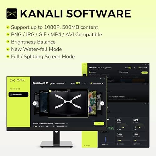 TRYX Panorama SE 360 ARGB 360mm AIO Rotatable 6.67'' AMOLED Curved Screen 3D Anamorphic Effect Customizable AIO Cooler 360mm Asetek Adela Pump 280w TDP ARGB Fan Intel LGA 1851/1700 AMD AM5/AM4 thumbnail 5