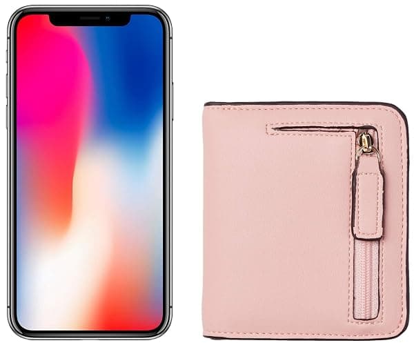 Toughergun Women’s Small Slim Leather Wallet with RFID Protection, Compact Bifold Mini Purse with Clear ID Window thumbnail 6