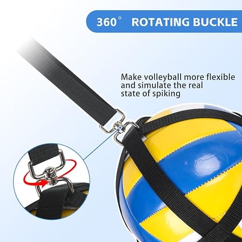 AzReference Volleyball Spike Trainer -Solo Serve Trainer-Volleyball Attack Trainer-Training System Improves Serving, Jumping, Arm Swing Mechanics and Spiking Power thumbnail 4