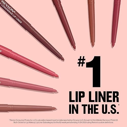 Revlon Colorstay Lip Liner Makeup with Built-in-Sharpener, Longwear Rich Colors, Smooth Application, 645 Chocolate, 0.01 oz thumbnail 6