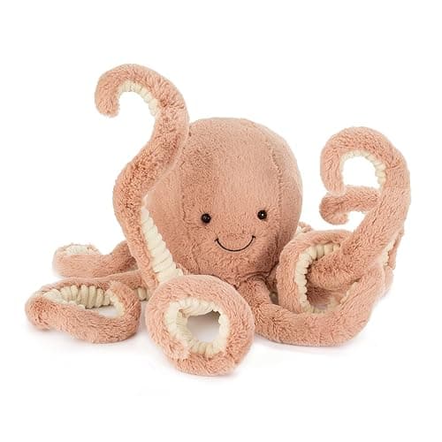 Jellycat Odell Octopus Stuffed Animal, Large 18.5 inches - Ocean and Sea Plush Toy - Classic Children's Gift thumbnail 2