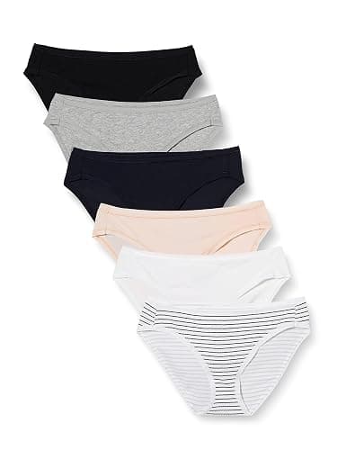 Amazon Essentials Women's Cotton Spandex Bikini Brief Underwear (Available in Plus Size) - Image 1