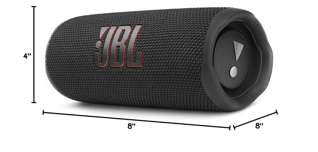 JBL Flip 6 (Black) + Bundle with divvi! Protective Hardshell Case thumbnail 7