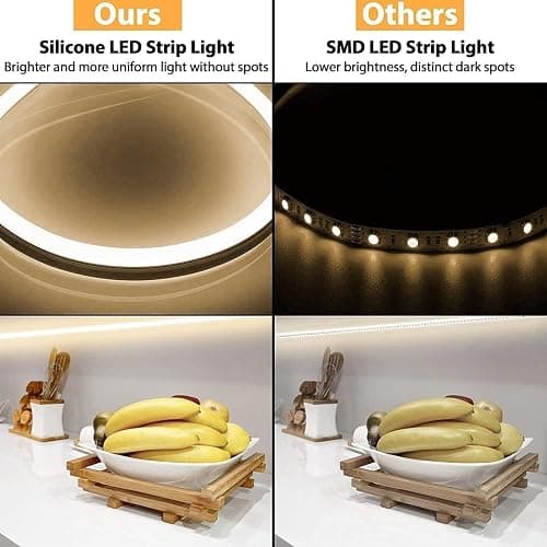 Lamomo LED Neon Lights, 12V Neutral White Dimmable LED Strip Lights, 16.4ft/5m Waterproof LED Neon Rope Lights, Silicone 4500K Neon LED Strip for Bedroom Indoor Home Decor (Power Adapter Included) thumbnail 3
