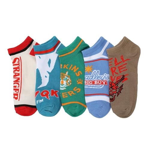 Bioworld Stranger Things Season 5 Ankle Socks (5-Pack) - Image 1