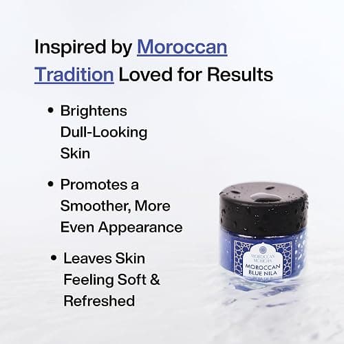 Moroccan Mchicha Moroccan Nila Powder for Skin, Nila Mask with Instructions, Moroccan Skin Care, 30 grams thumbnail 2