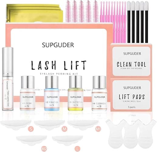 2026 Upgraded Lash Lift Kit for Perming,Curling and Lifting Eyelashes |Semi-Permanent Salon Grade Supplies for Beauty Treatments,Includes Eye Shields,Pads and Accessories - Image 1