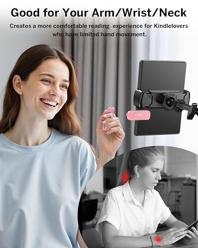 DATAFY [Case-Friendly] Remote Control Page Turner Ring for Kindle Paperwhite Oasis Scribe Kobo eReaders, Camera Camcorder Remote Controls, Page Turner Clicker for iPhone ipad Tablets with Storage Bag thumbnail 3