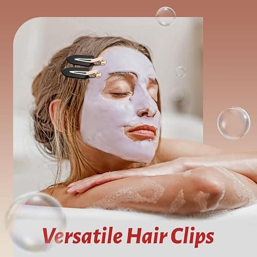 YIERSO 8 Pcs No bend Hair Clips No Crease Makeup Hair Clip Duckbill Clip No Dent Creaseless Alligator Hair Barrettes for Salon Hairstyle Women Girls Makeup Accessories (Black Coffee) thumbnail 3