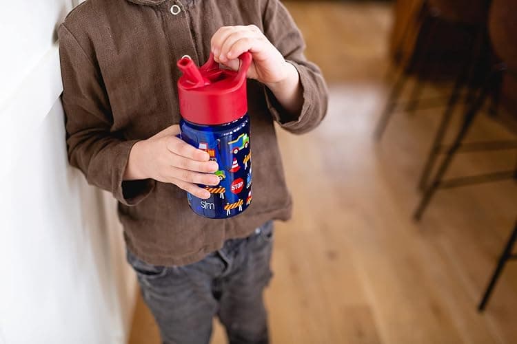 Simple Modern Disney Princess Kids Water Bottle Plastic BPA-Free Tritan Cup with Leak Proof Straw Lid | Reusable and Durable for Toddlers, Girls | Summit Collection | 12oz, Princess Rainbows thumbnail 6